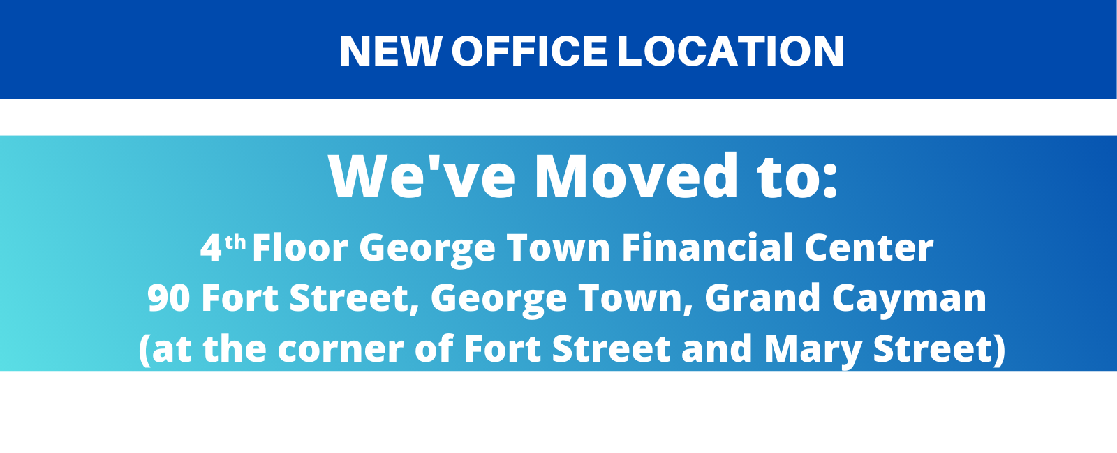 New Office Location Notice